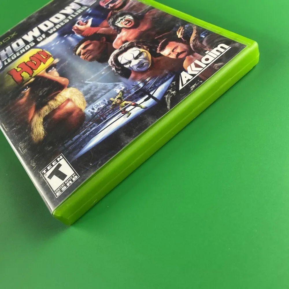 Showdown Legends of Wrestling (Microsoft Xbox, 2004) Complete CIB